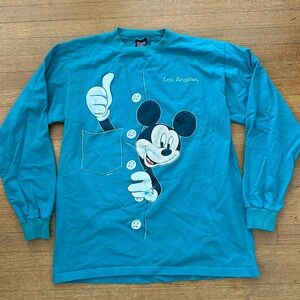 Vintage Mickey Mouse Los Angeles 90s longsleeve LS tee 90s